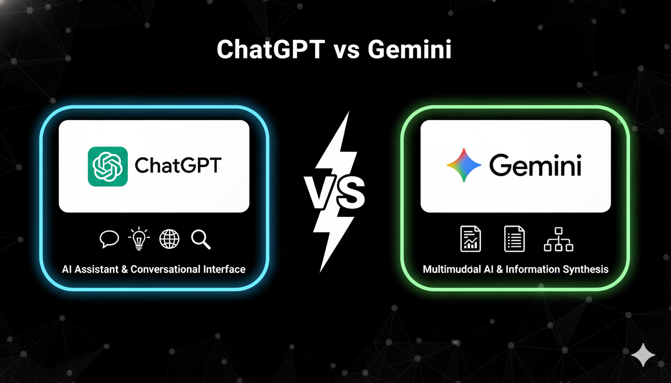 ChatGPT vs Google Gemini AI writing assistant comparison